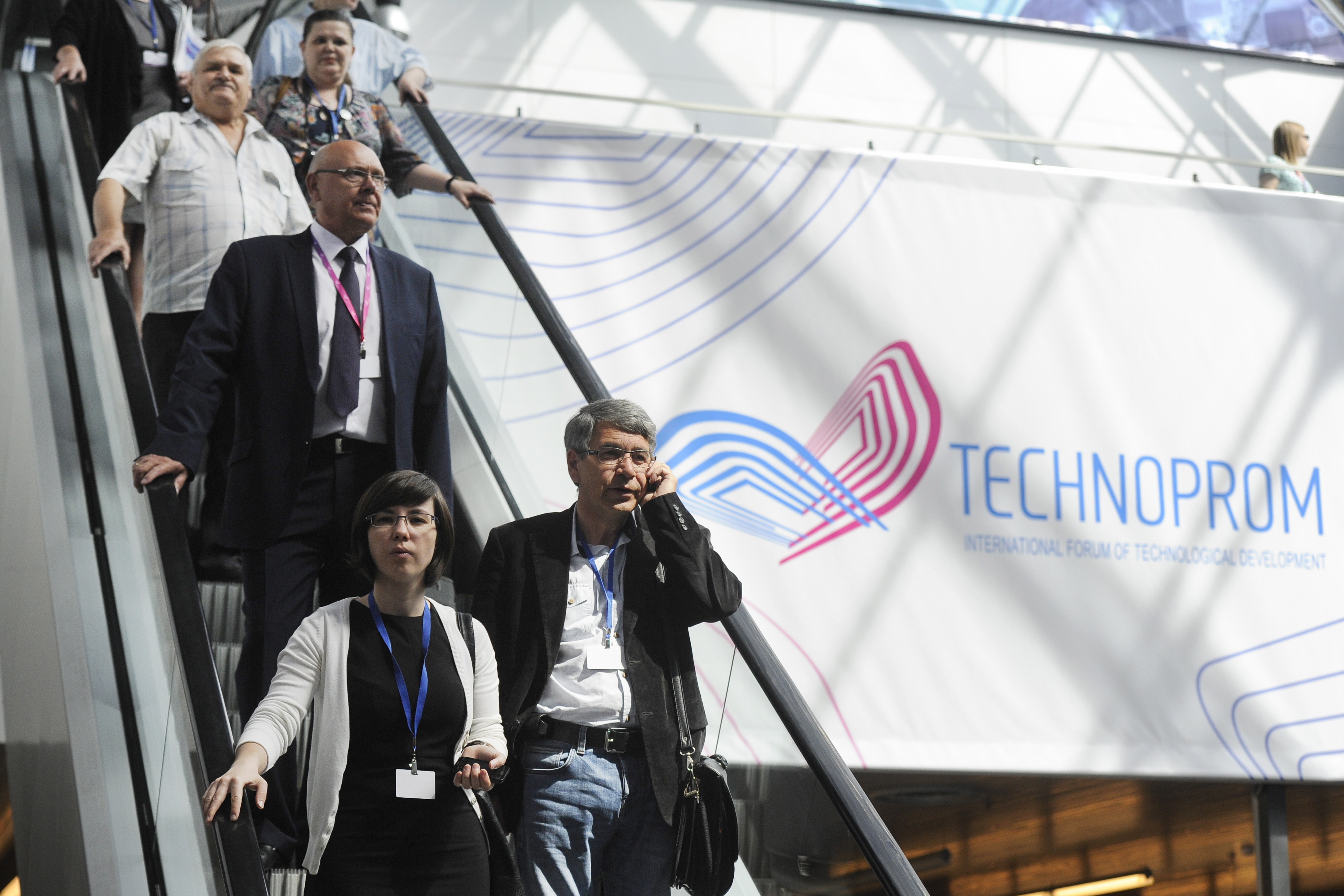 Visitors at the 4th Technoprom International Forum of Technological Development. Source: Kirill Kukhmar/TASS