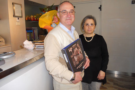 Stefano Biotti con sua moglie (Foto: Mariella Caruso)