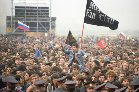 Il 28 settembre 1991 il rock contagia Mosca, con un concerto che ha fatto la storia (Foto: Ria Novosti)