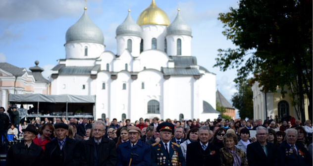 I festeggiamenti per i 1.150 anni della Russia a Velikij Novgorod (Foto: Ria Novosti)