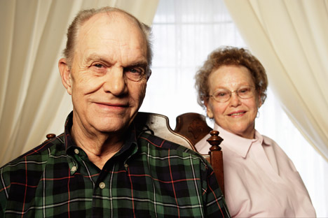 Una coppia di nonni (Getty Images / Fotobank)