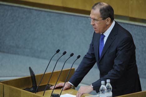 Il ministro degli Esteri russo Sergei Lavrov (Foto: Itar-Tass)