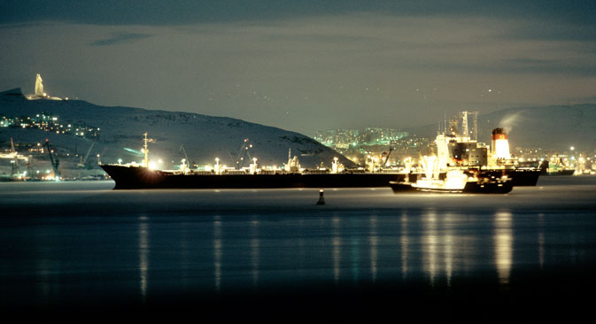 Una cartolina da Murmansk nella notte polare (Foto: Alamy/Legion Media)