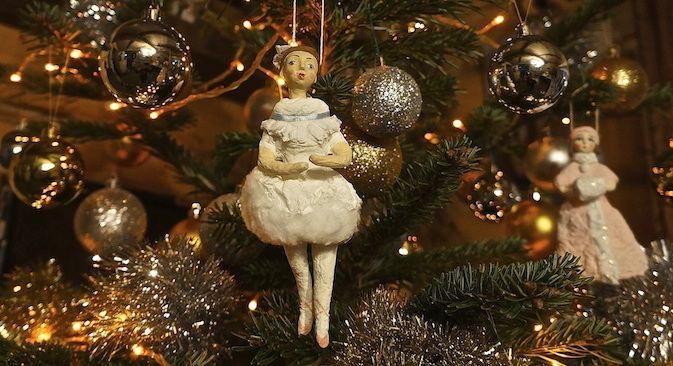 Le decorazioni dell'Albero del Nuovo Anno nel Museo degli addobbi natalizi di Klin (Foto: Marina Volkova)