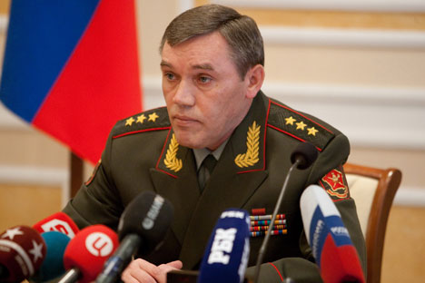 Il Capo di Stato maggiore della Difesa russa, colonnello generale Valery Gerasimov (Foto: PhotoXpress)