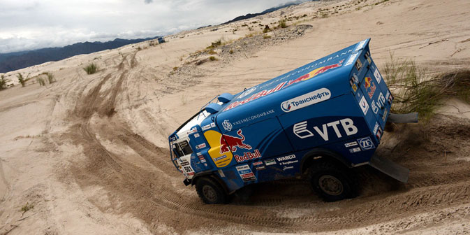 Camion del team Kamaz-Master durante la Dakar 2013 (Foto: AFP/Eastnews)