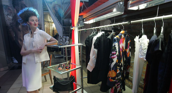 Nel 2013 la vendita al dettaglio nel settore abbigliamento attende la discesa in campo in Russia di nuovi attori stranieri (Foto: Itar-Tass)