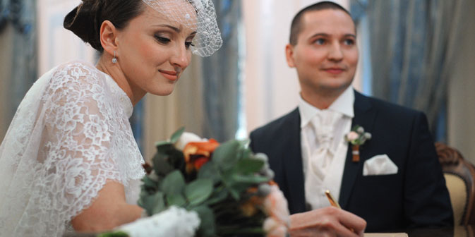 Le cerimonie nuziali russe sono costose e spesso eccentriche (Foto: Ria Novosti)