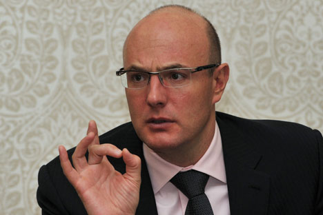 Il responsabile del comitato organizzatore, Dmitri Chernyshenko (Foto: Ria Novosti)