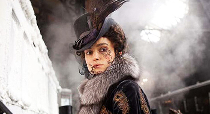 Keira Knightley è Anna Karenina nel nuovo film di Tom Stoppard e Joe Wright, ispirato al celebre capolavoro di Lev Tolstoj (Foto: Kinopoisk.ru)
