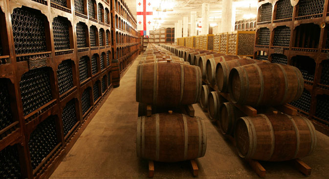 I produttori georgiani di vino hanno calcolato che possono fornire 10 milioni di bottiglie alla Russia (Foto: PhotoXPress)
