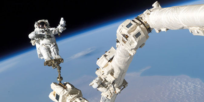 Gli scienziati russi stanno mettendo a punto un laboratorio spaziale polifunzionale che lavorerà in orbita congiungendosi con la Stazione Spaziale Internazionale (Credit: NASA / STS-114, ISS Expedition 11)