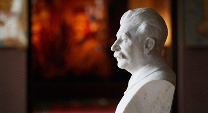 Un busto di Iosif Stalin, che morì il 5 marzo del 1953 (Foto: Ap)