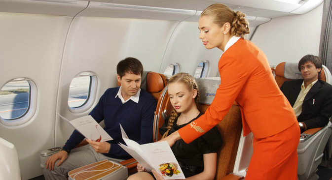 Hostess di Aeroflot in divisa (Foto: Ufficio stampa)