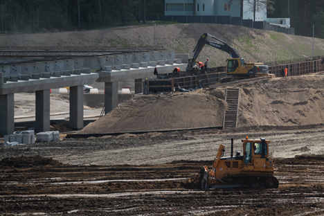 L'italiana Astaldi parteciperà alla costruzione dell’anello autostradale di San Pietroburgo (Foto: Itar-Tass)