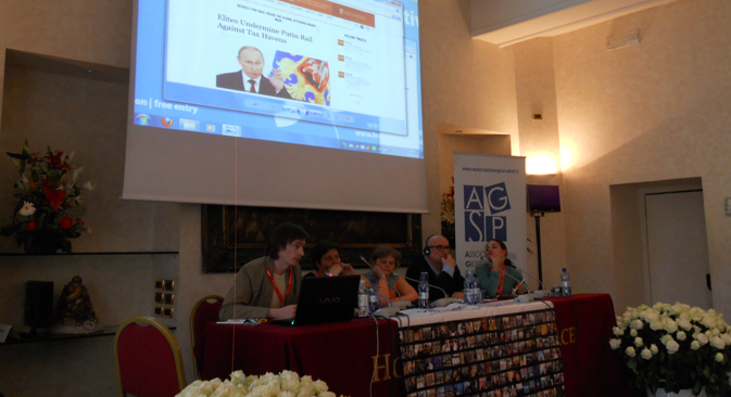 La stampa russa protagonista del Festival Internazionale del giornalismo di Perugia (Foto: Elena Zucco)