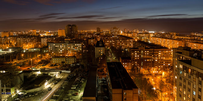 Vista notturna di Samara (Foto: Igor Stepanov)