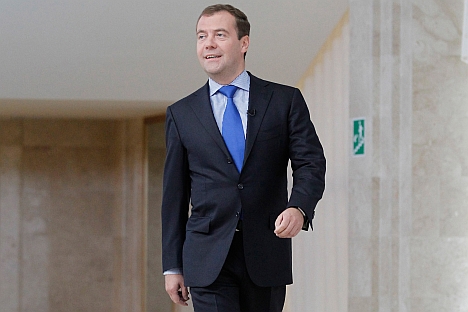 Il primo ministro Dmitri Medvedev, in carico a capo del governo dal maggio 2012 (Foto: Reuters)