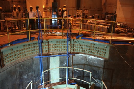 Le operazioni di costruzione della centrale nucleare di Kudankulam, in India (Foto: Ria Novosti)