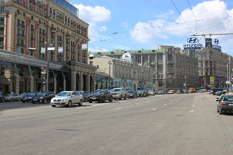 A causa della crisi immobiliare, i prezzi al metro quadro in via Tverskaya sono considerevolmente calati (Foto: Ufficio Stampa)
