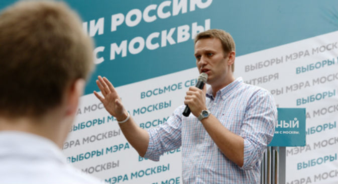 Alexei Navalny è alle prese con il processo d'appello per il "caso Kirovles" (Foto: RIA Novosti) 