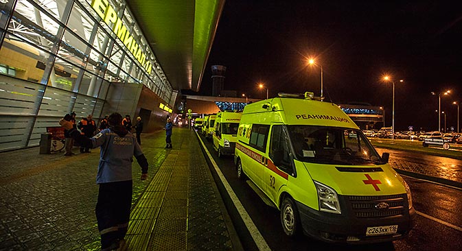 I soccorsi sul luogo della tragedia (Foto: Valentin Elagin / Ria Novosti)