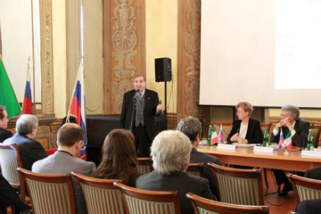 La presentazione della Guida nella sede del Centro Russo di Scienza e Cultura di Roma (Foto: Ufficio Stampa)