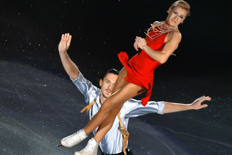 Tatiana Volosozhar e Maksim Trankov (Foto: Vladimir Pesnya / RIA Novosti)