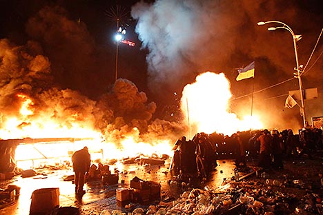 Netta la posizione di condanna della Russia nei confronti delle violenze che stanno scuotendo l’Ucraina (Foto: Reuters)