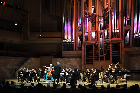 L’orchestra nazionale da camera dei “Virtuosi di Mosca” (Foto: Itar Tass)