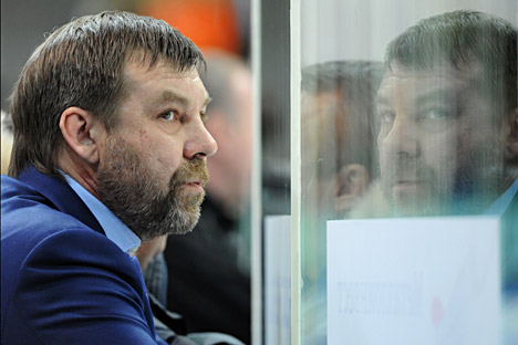Il nuovo allenatore della nazionale di hockey, Oleg Znarok (Foto: Vladimir Fedorenko / RIA Novosti)