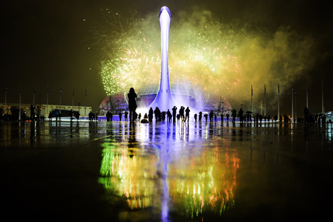 La capitale olimpica in festa (Foto: Vladimir Astapkovich / Ria Novosti)