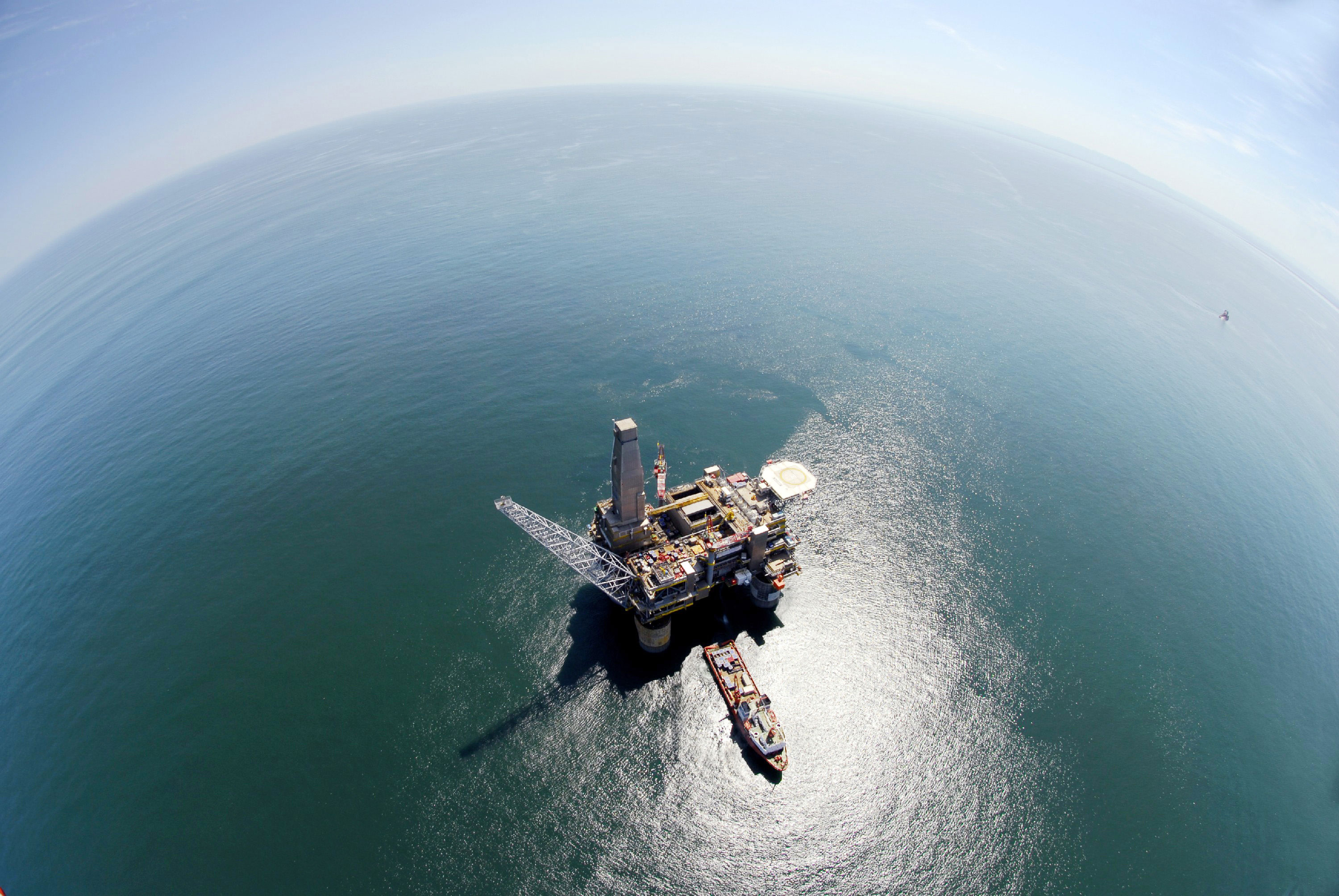 La piattaforma “Berkut” è diventata il secondo importante progetto russo offshore (Foto: Itar Tass)