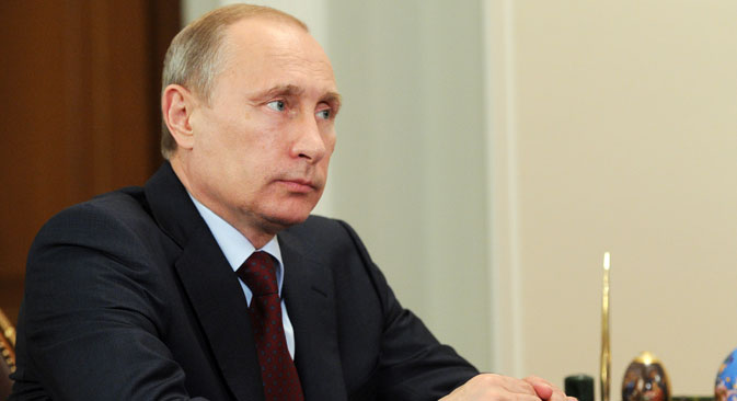 Il Presidente della Federazione Russa Vladimir Putin (Foto: Mikhail Klimentyev / Ria Novosti)