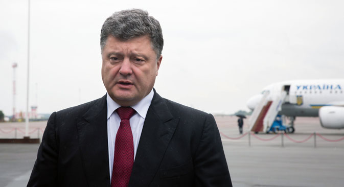 Il leader ucraino Petr Poroshenko (Foto: Itar Tass)