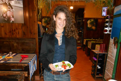 Manuela Mirabile del ristorante "Tandem" di Napoli (Foto: Nicola Sellitti)