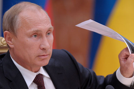 Il Presidente russo Vladimir Putin e il suo piano per dare una svolta alla crisi (Foto: Itar Tass)
