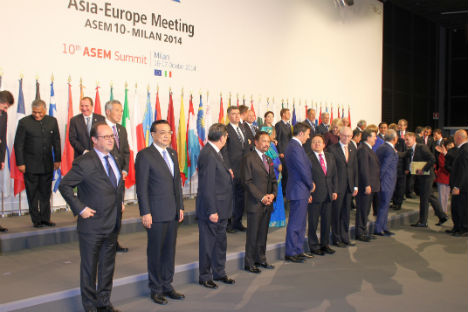 I leader mondiali a Milano per il vertice Asia-Europa (Foto: Evgeny Utkin)