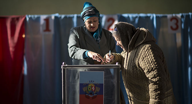 Donne al voto (Foto: Valery Melnikov/RIA Novosti)