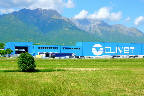 L'attuale Parco Industriale Clivet si estende su una superficie di oltre 50.000 mq. Qui si producono ogni anno oltre 16.000 unità di climatizzazione (Foto: ufficio stampa)