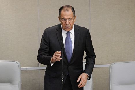 Il ministro russo degli Esteri Sergei Lavrov (Foto: Ramil Sitdikov/RIA Novosti)