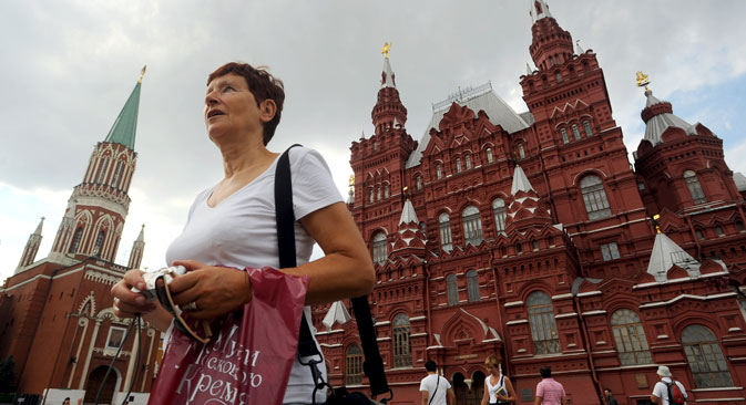 Turisti a Mosca (Foto: Sergei Karpov / Tass)