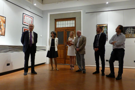 L’inaugurazione della mostra a Firenze (Foto: ufficio stampa)