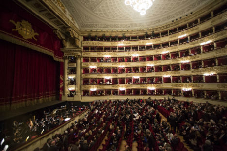 Il teatro La Scala di Milano, dove da sette anni Makhar Vaziev ha guidato il corpo di ballo