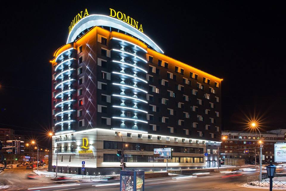 L'hotel della holding italiana Domina a Novosibirsk.