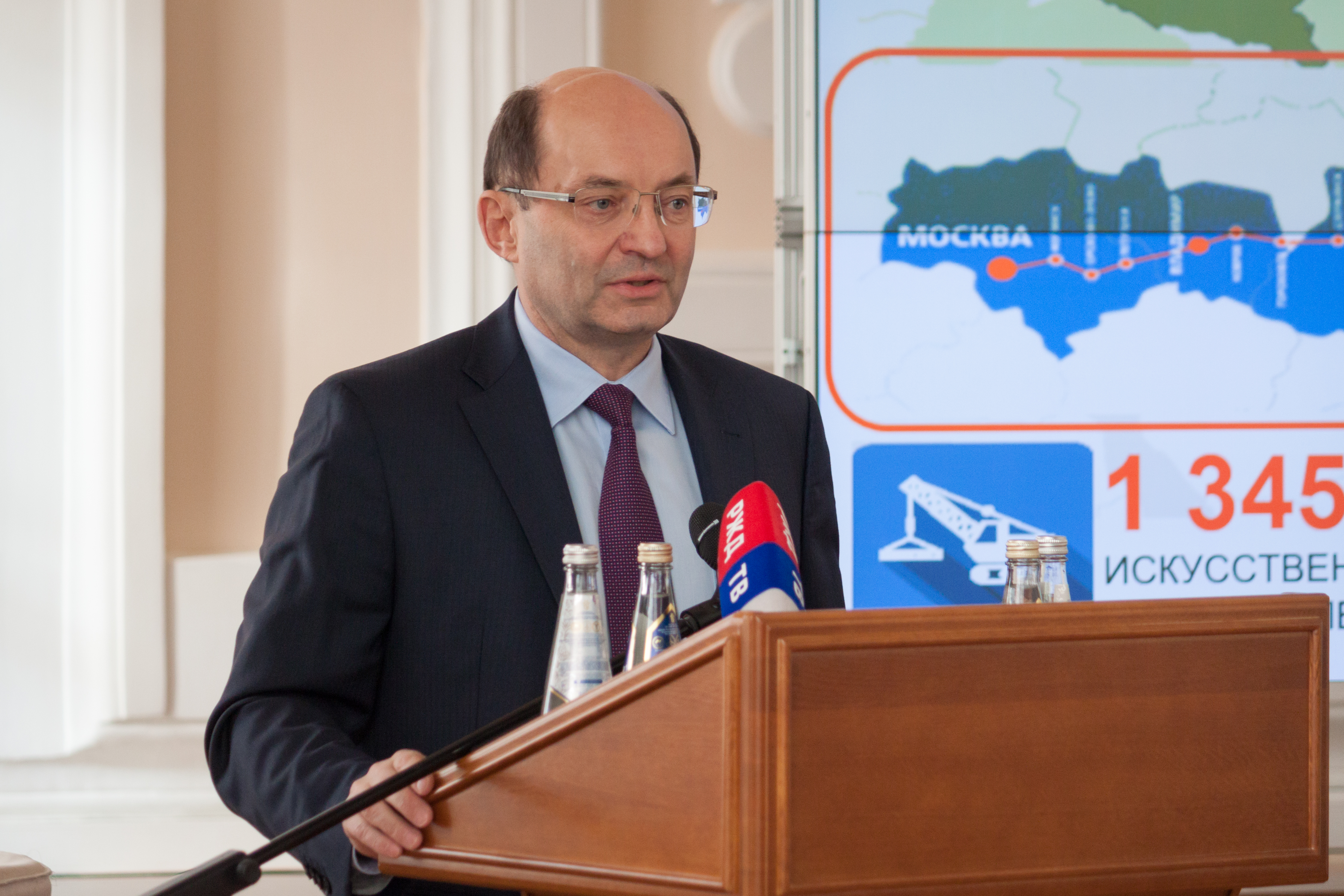 Aleksandr Misharin, vicepresidente delle Ferrovie russe.
