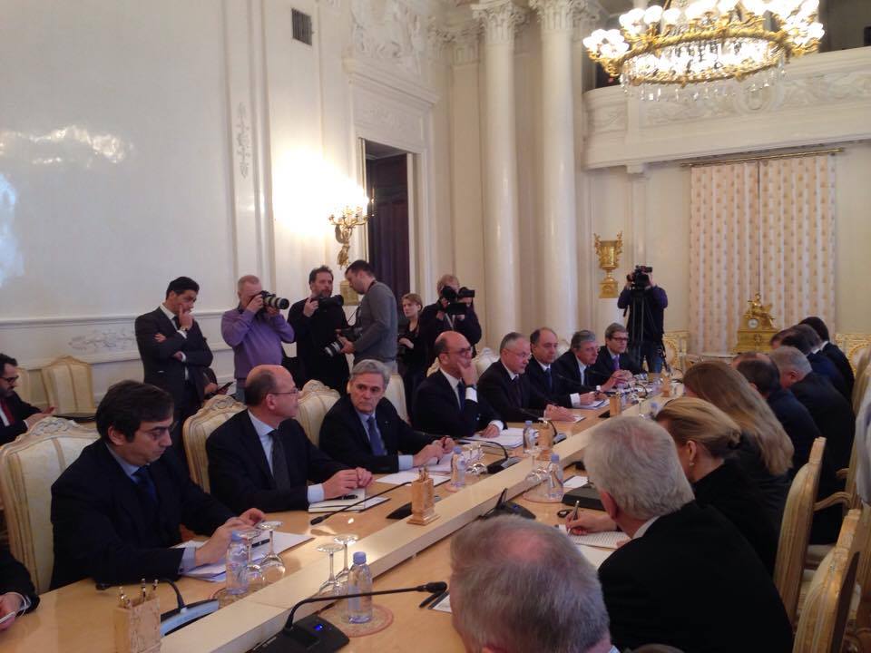 I colloqui tra i due ministri a Mosca. Fonte: Lucia Bellinello / Rbth