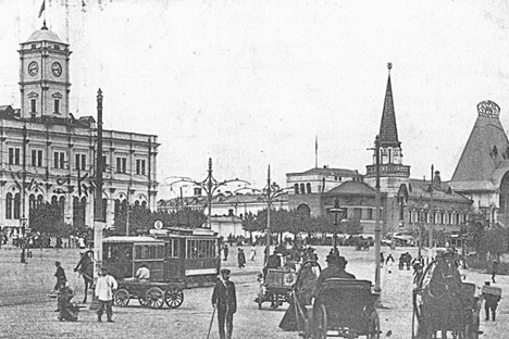 モスクワの路面電車、1910年代。