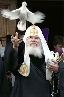 ロシア正教会の総主教アレクシイ2世　写真提供：wikipedia.org 