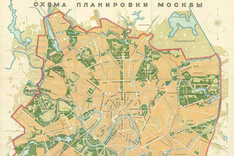 モスクワ改造計画、1935年　写真提供：wikipedia.org